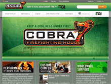 Tablet Screenshot of cobrahoods.com